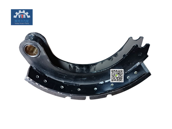 3501390-Q402H   前制动蹄总成   Front brake shoe assembly  FAWDE  J5H  J5P  Truck front axle brake mechanism