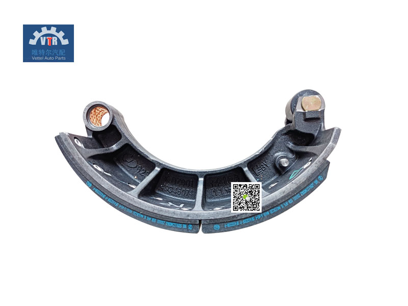 DZ90149346077   后制动蹄总成    Rear brake shoe assembly  HANDE HDZ300 Drive axle braking system SHACMAN X3000