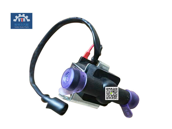 DZ13241841611  电控水阀（常开型）  Electric control water valve (normally open)   SHACMAN F3000 Cab heating system