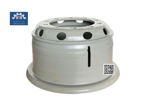 DZ9100610061   8,5-20两件辐板式车轮  8,5-20 two-piece spoked wheels SHACMAN truck travel parts