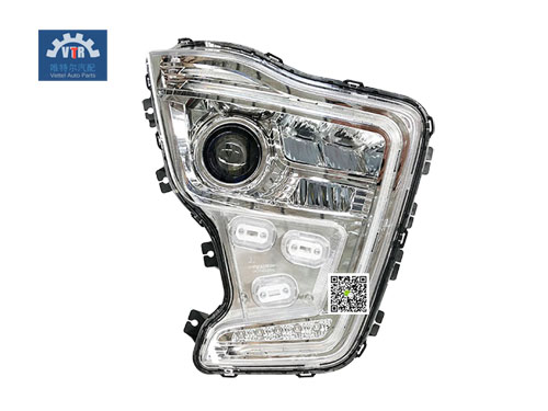 DZ9X259810128   右前大灯（LED）  Right headlight (LED)   SHACMAN  X6000   truck electrical