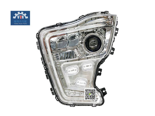 DZ9X259810127  左前照灯（LED）  Left headlamp (LED)   SHACMAN  X6000   truck electrical
