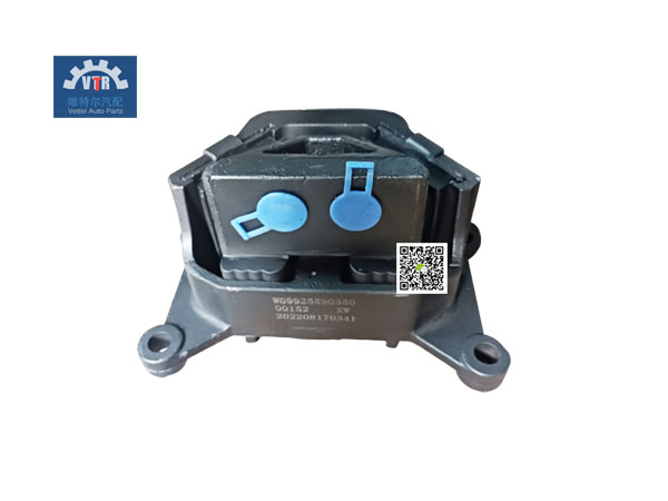 WG9925590350 发动机后橡胶支承   Engine rear rubber bearing   SINOTRUK   SITRAK   T7H  Truck engine mount parts