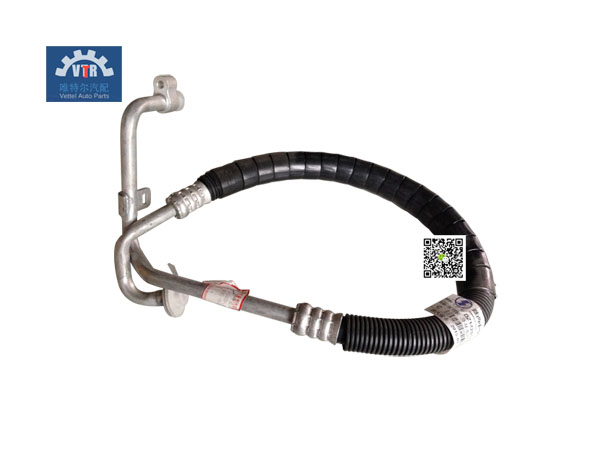 DZ14251845005  压缩机-冷凝器连接管  Compressor-condenser connection pipe  SHACMAN  F3000  X3000  Truck air conditioning system parts