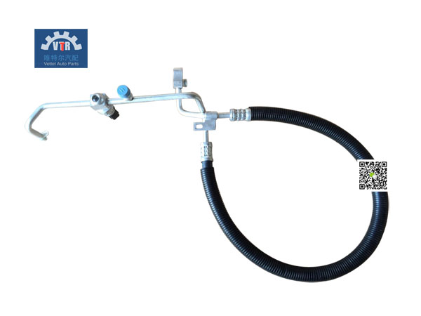 DZ14251845004  蒸发器进管  Evaporator inlet pipe  SHACMAN  X3000  Truck air conditioning system parts