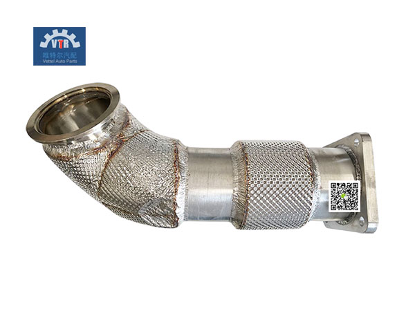 DZ97259546723  排气管总成（一） Exhaust pipe Assembly (1)  SHACMAN  X3000  Truck engine exhaust parts