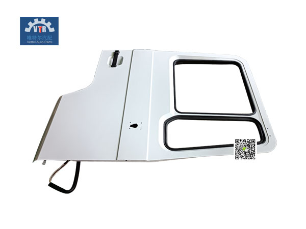 DZ13241210040  右车门总成 Right door assy-Glacier white (metallic paint) 右置 SHACMAN F3000 Truck right rudder cab parts