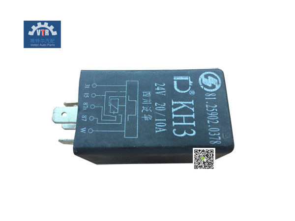 81.25902.0378  发动机极限值继电器 Engine limit relay  SHACMAN