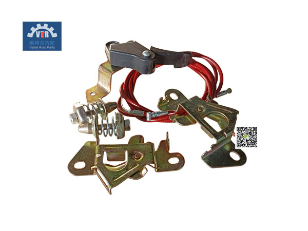 MZS-XLBF3  面罩锁总成  Mask lock assembly  SHACMAN  F3000  Cab radiator mask parts